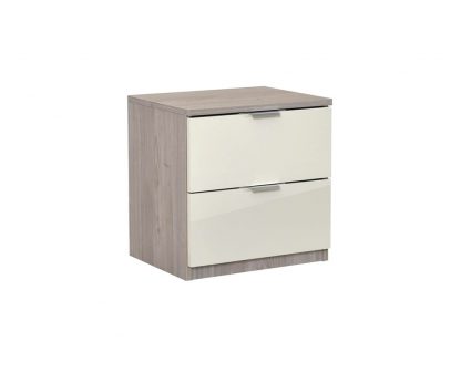 Elegance Line Nightstand 2f Sand Gloss